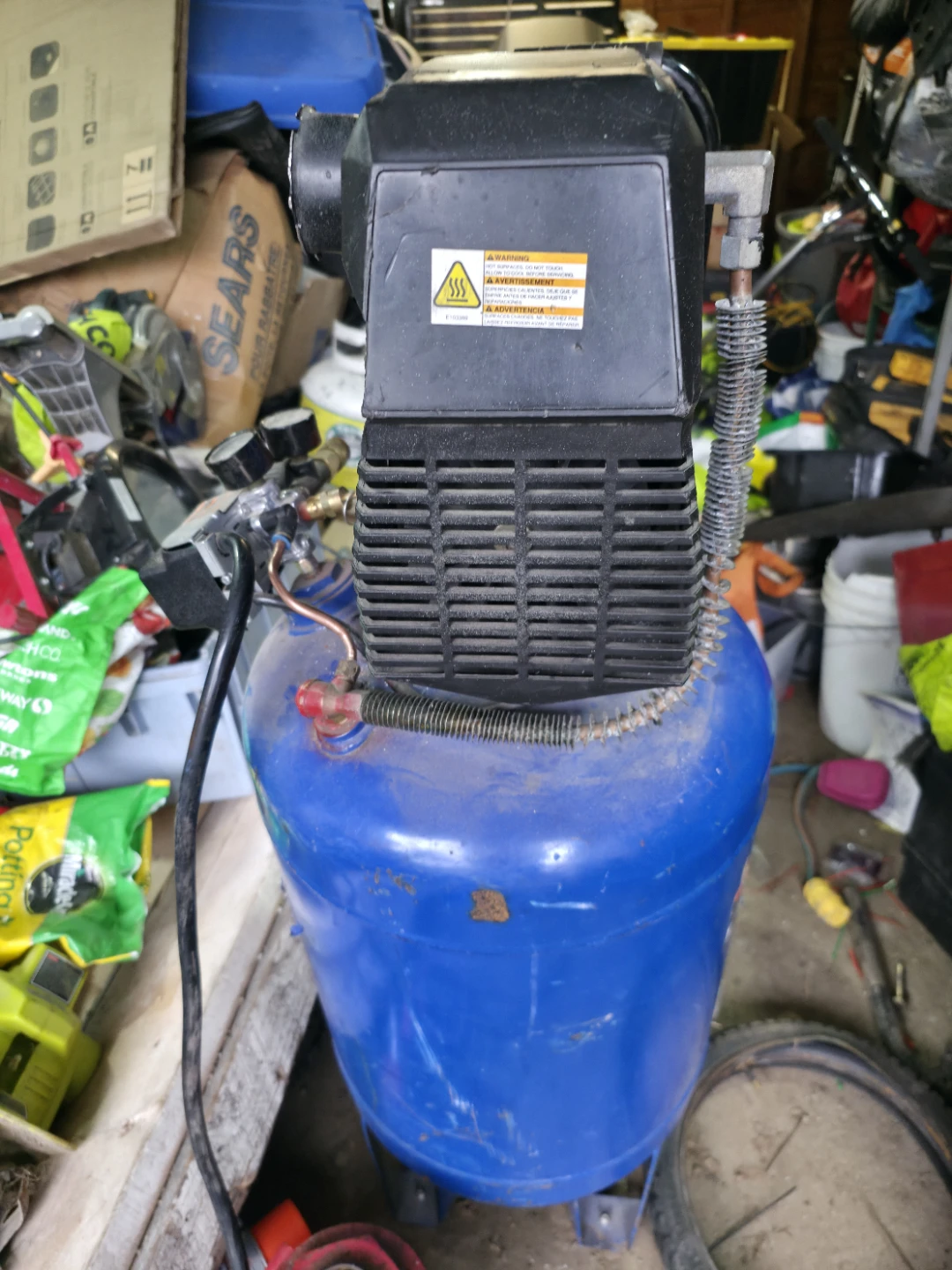 Powerfist Vertical Air Compressor - photo 3