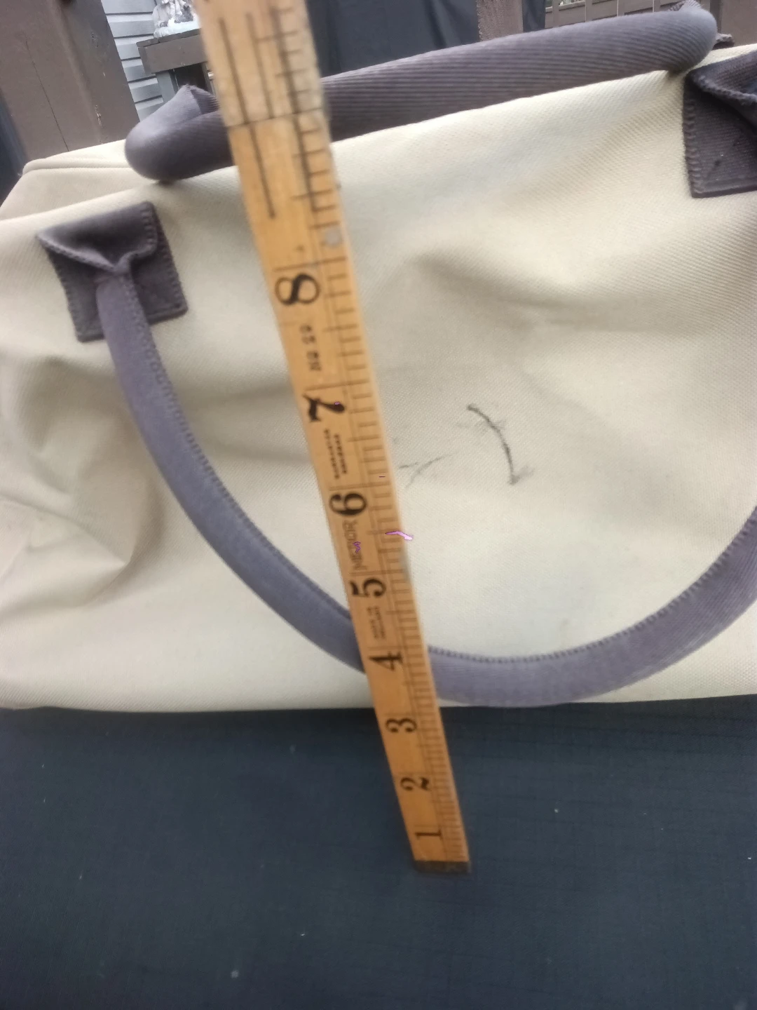 Canvas duffel bag beige - photo 4