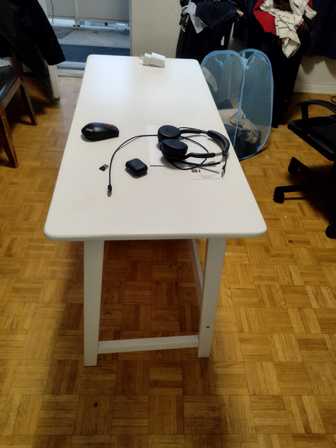 White kitchen island with shelving Computer Table