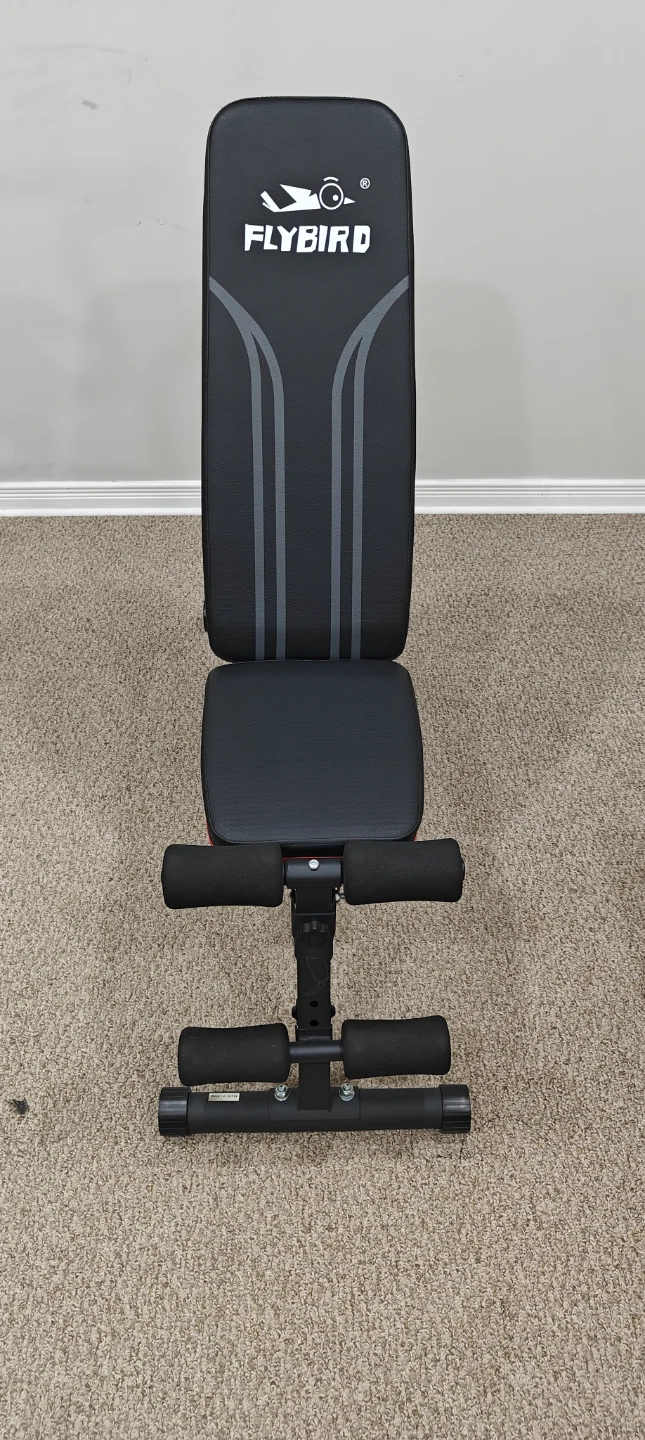 FLYBIRD Adjustable Weight Bench – Foldable Incline/Decline
