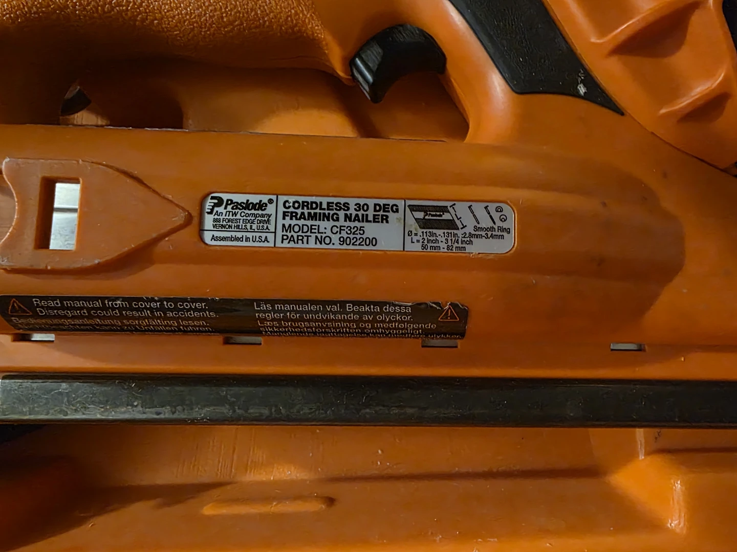 Paslode Cordless Framing and Finish Nailer Combo - photo 2