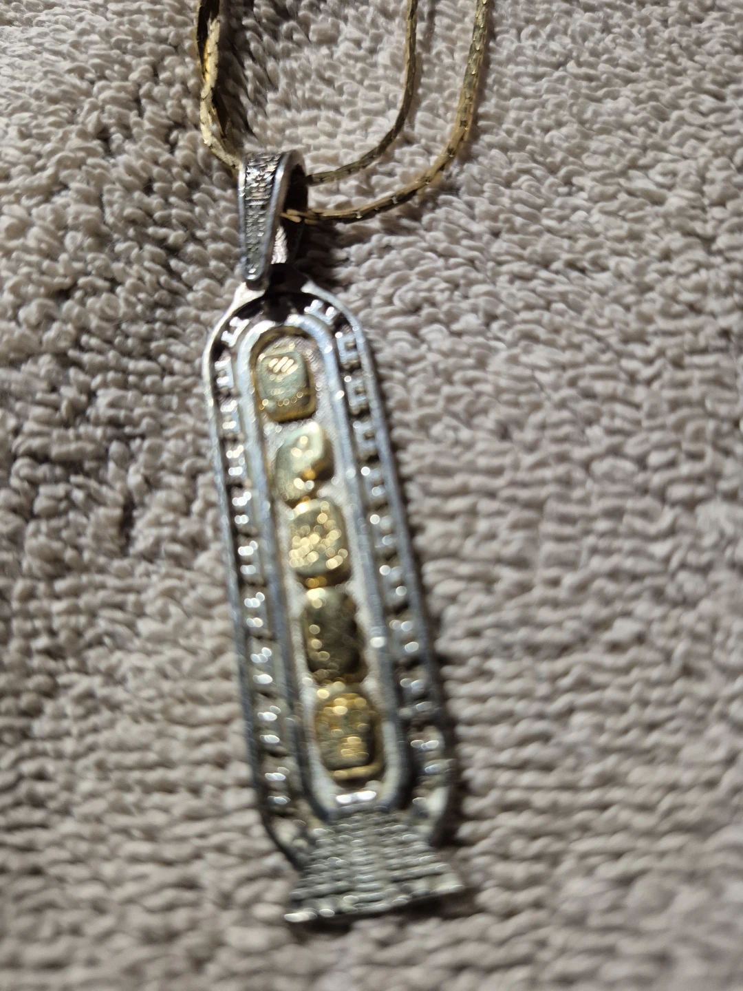 Egyptian Cartouche Pendant Necklace - photo 2