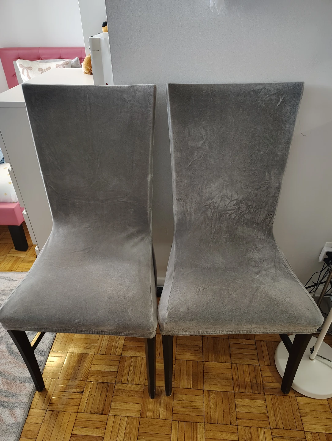 Set of 2 Wooden Dining Chairs