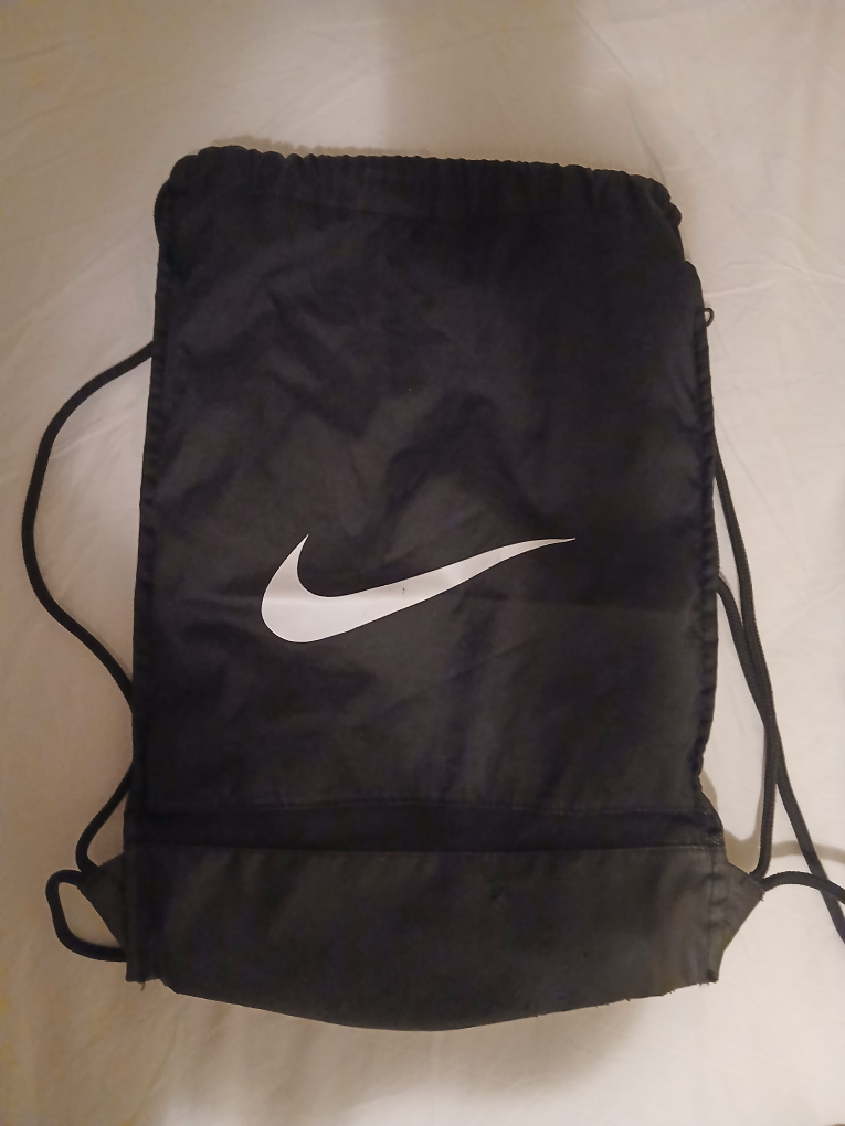 Nike Black Drawstring Gym Bag