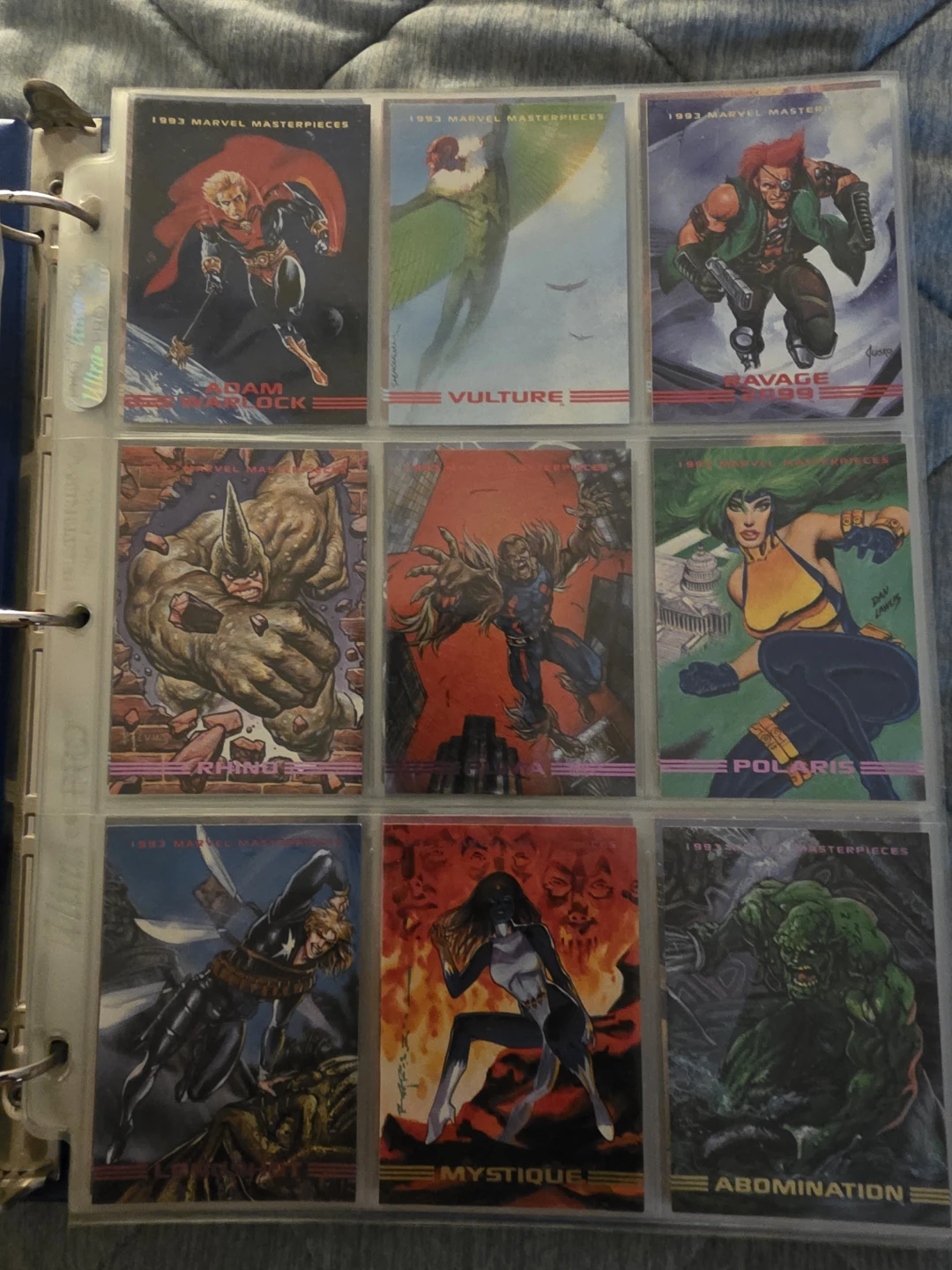 1993 Marvel Masterpieces Trading Card Collection - photo 3