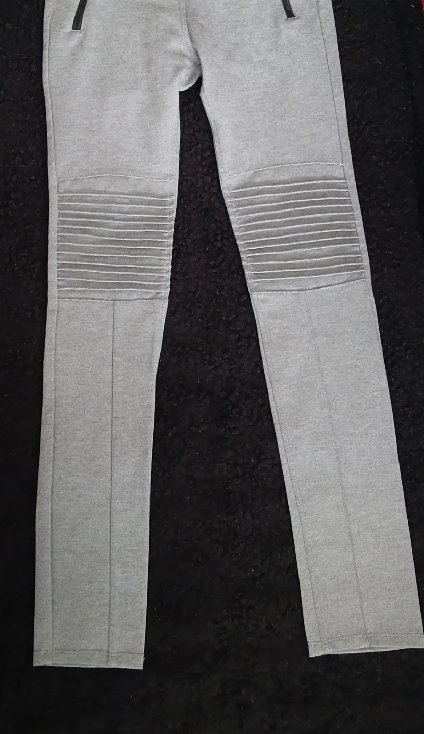 (Brand new)Grey Moto-Style Leggings - photo 3