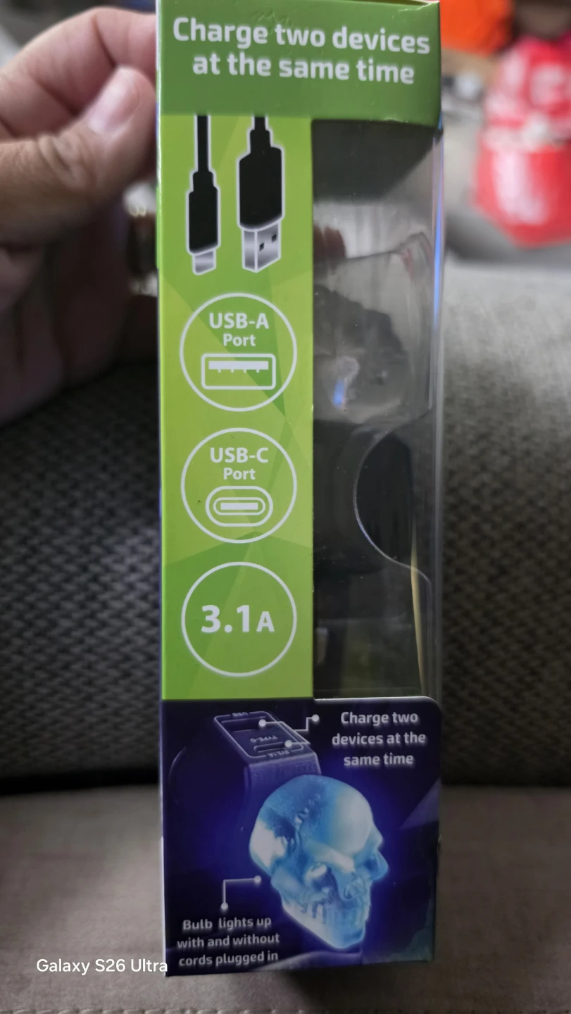 Gadget Gear Skull Dual Port Car Charger - photo 4