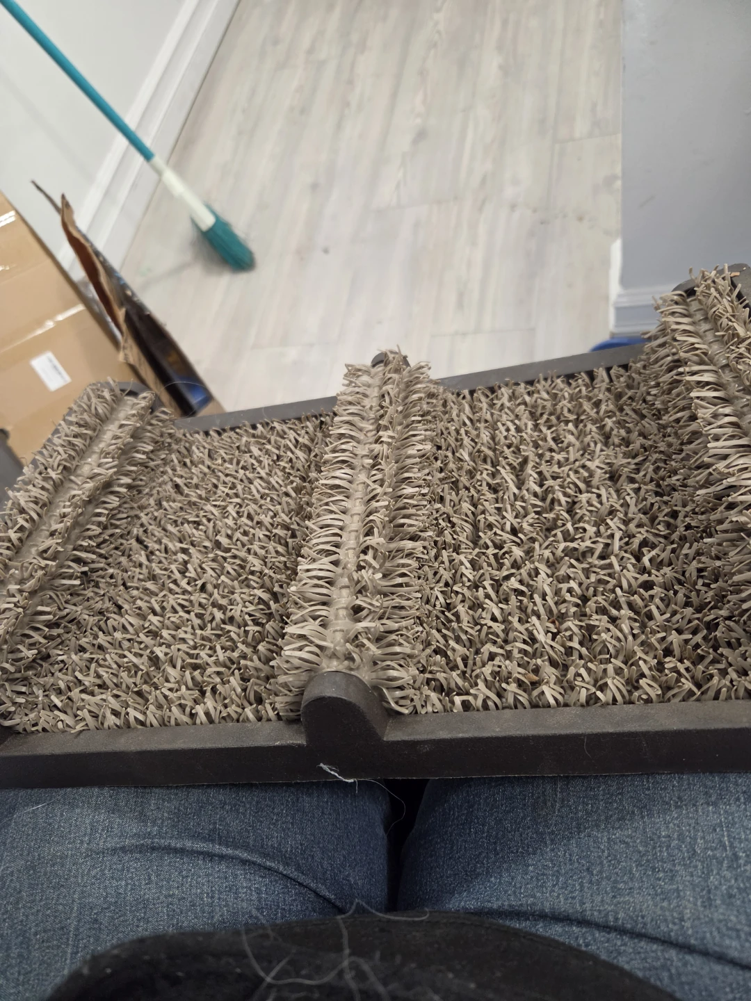 Boots and shoes brush mat