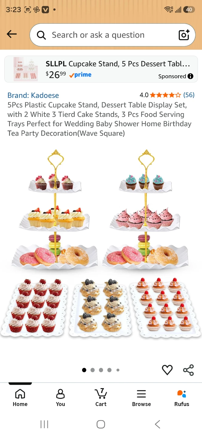 Kadoese 5-Piece Dessert Display Stand Set - photo 5