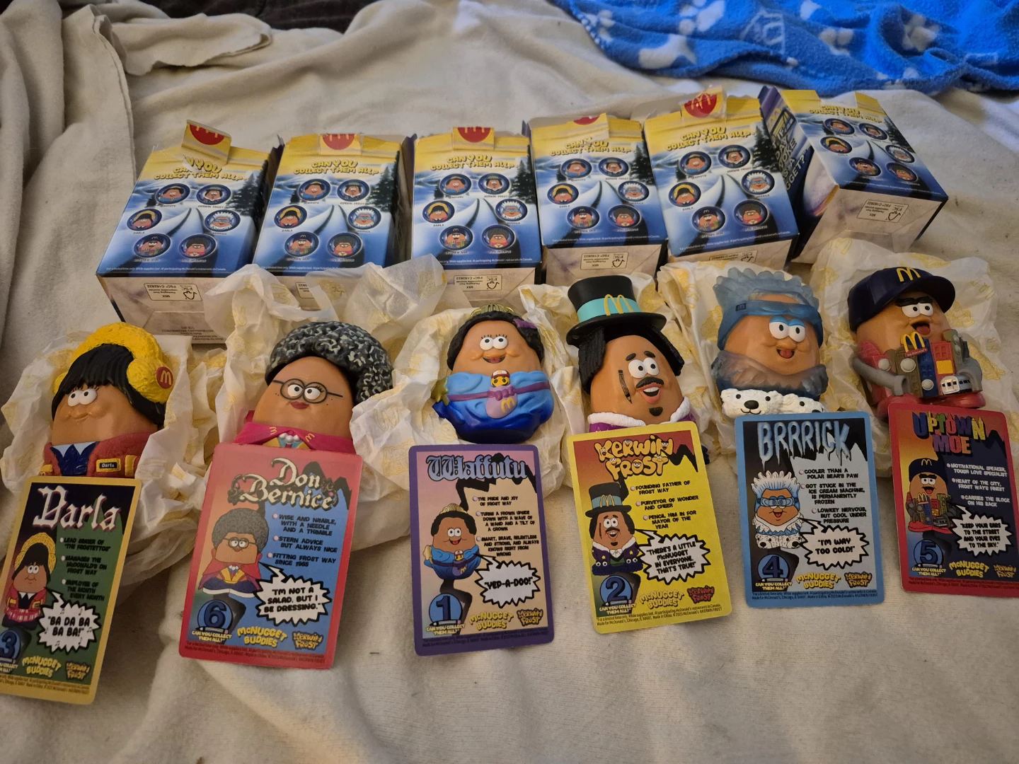 Full Set of 6 Kerwin Frost McDonald's McNugget Buddies - photo 4