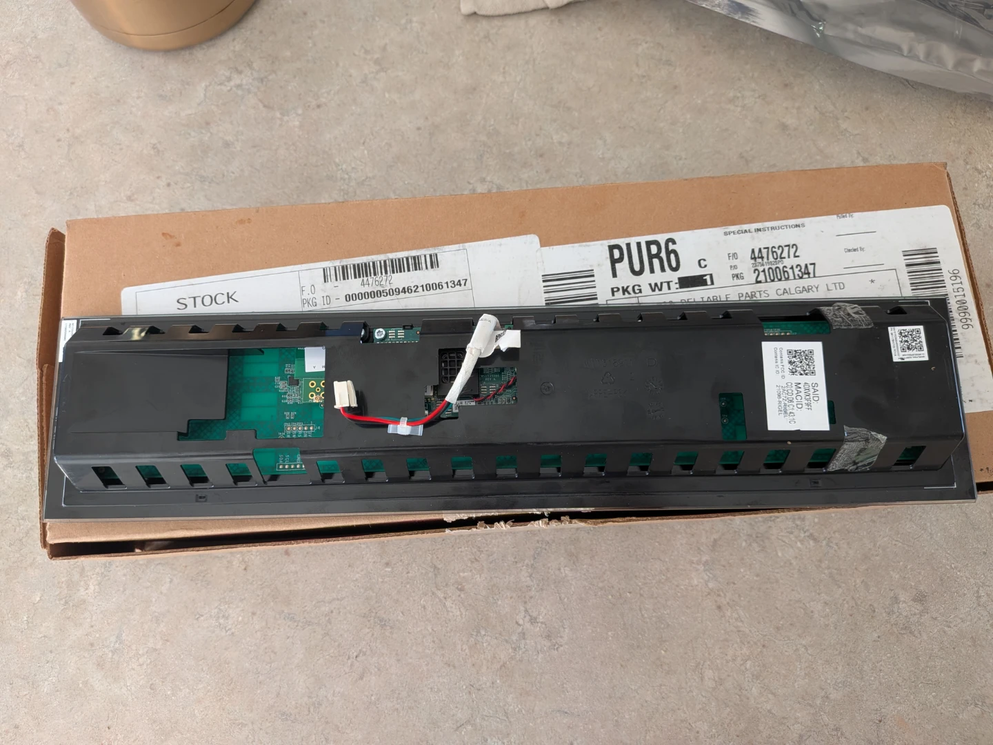 Whirlpool Interface Control Assembly W11812059 - photo 4