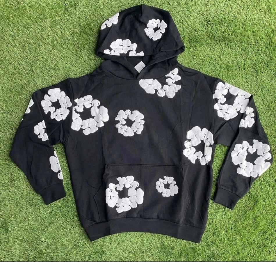 Denim tear black hoodie - photo 2