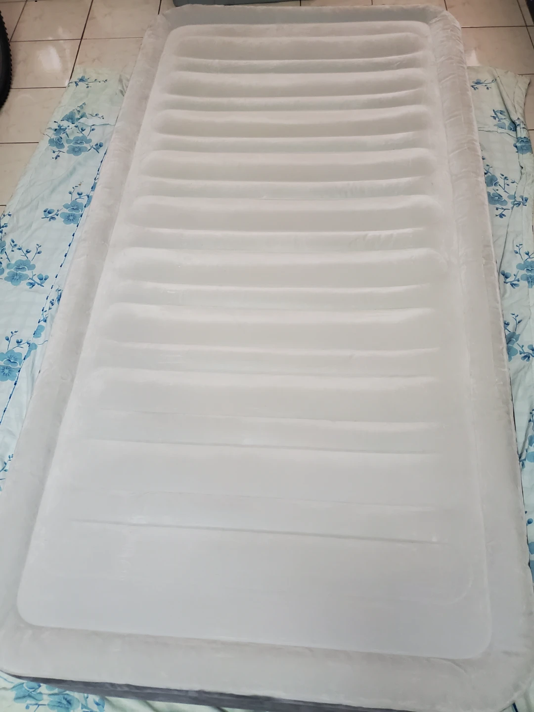 Intex Fast-Fill Twin Airbed with Built-in Electric Pump
