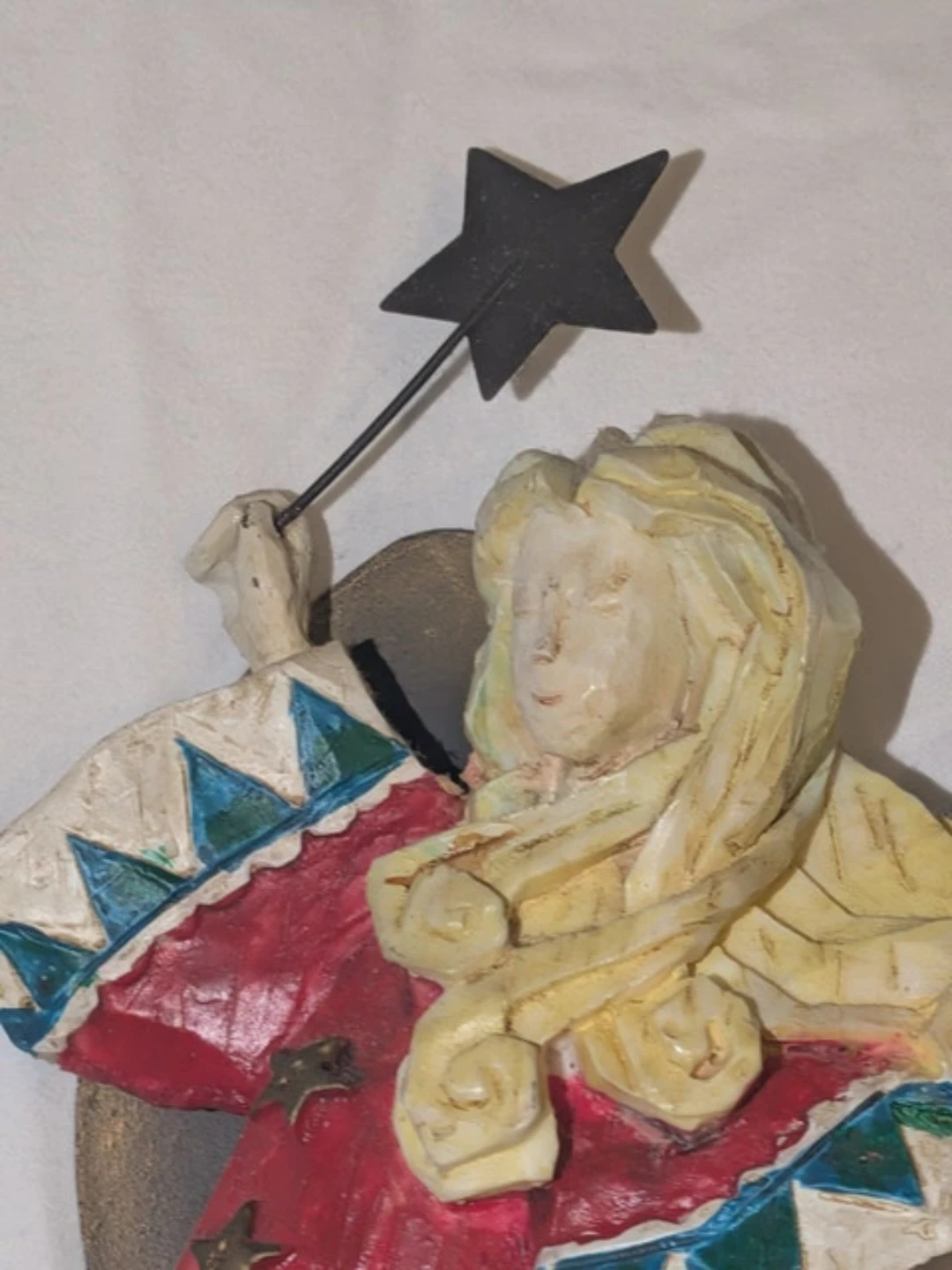Decorative Wooden Angel Figurine - photo 3
