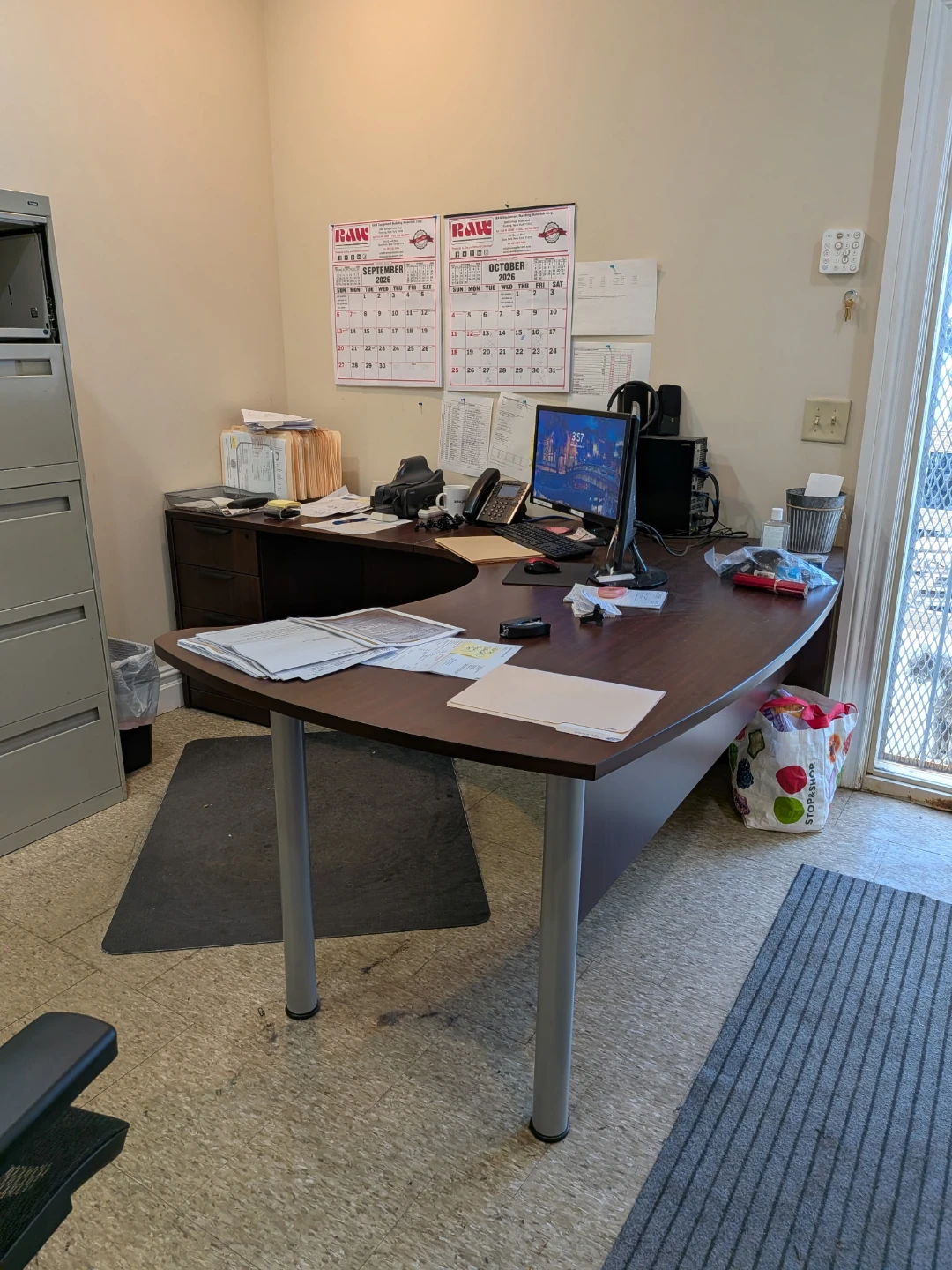 Various desks and L-Shaped Desks with File Cabinet - photo 3