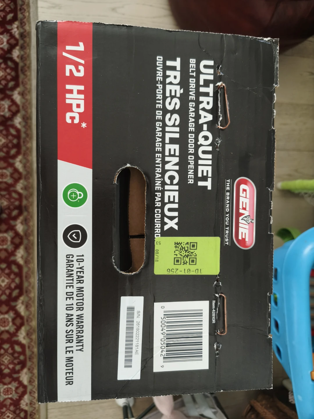 Genie Ultra-Quiet 1/2 HPc Belt Drive Garage Door Opener - photo 3