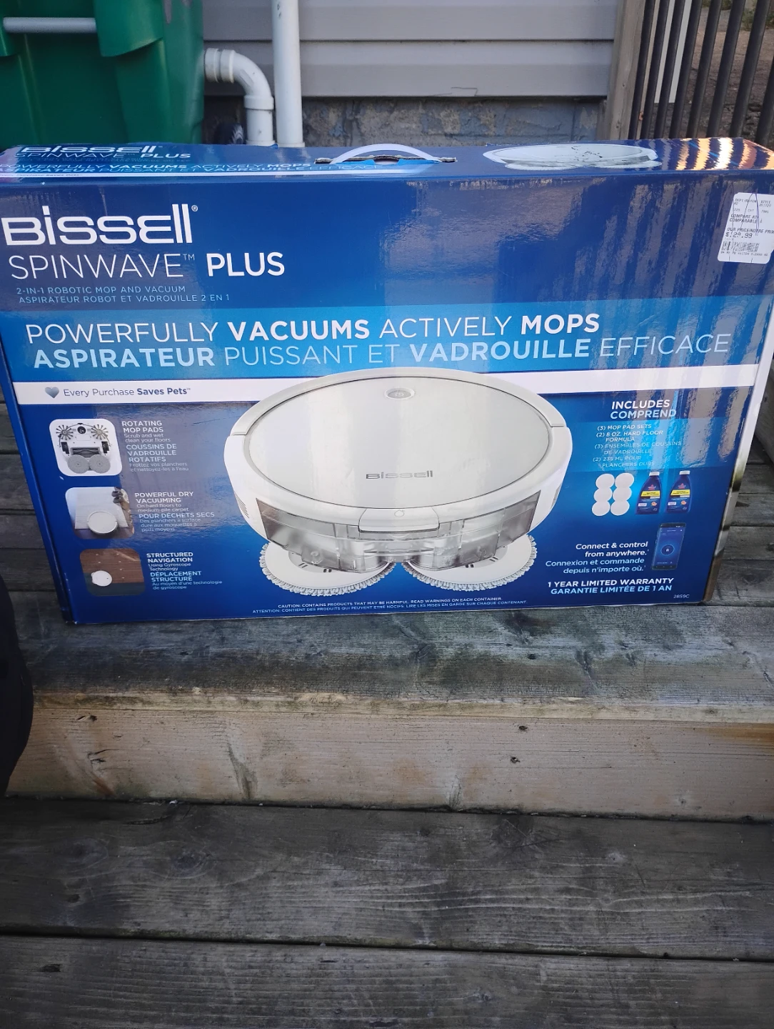 Bissell SpinWave Plus 2-in-1 Robotic Mop and Vacuum - photo 2