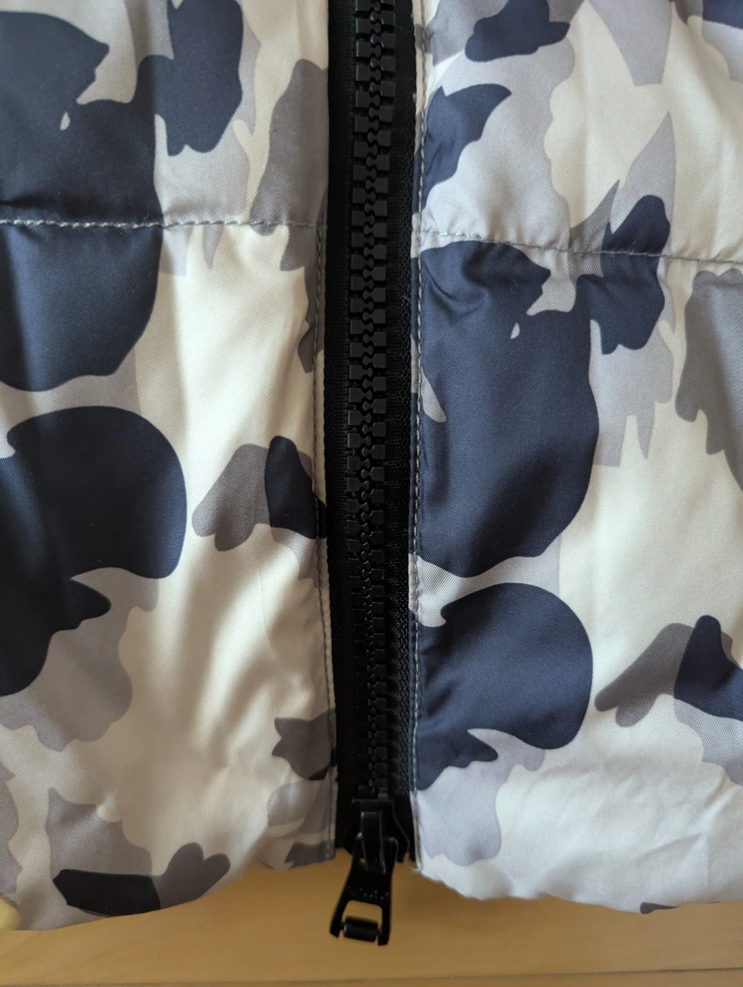 Camo Puffer Jacket with Removable Fur Trim - photo 3