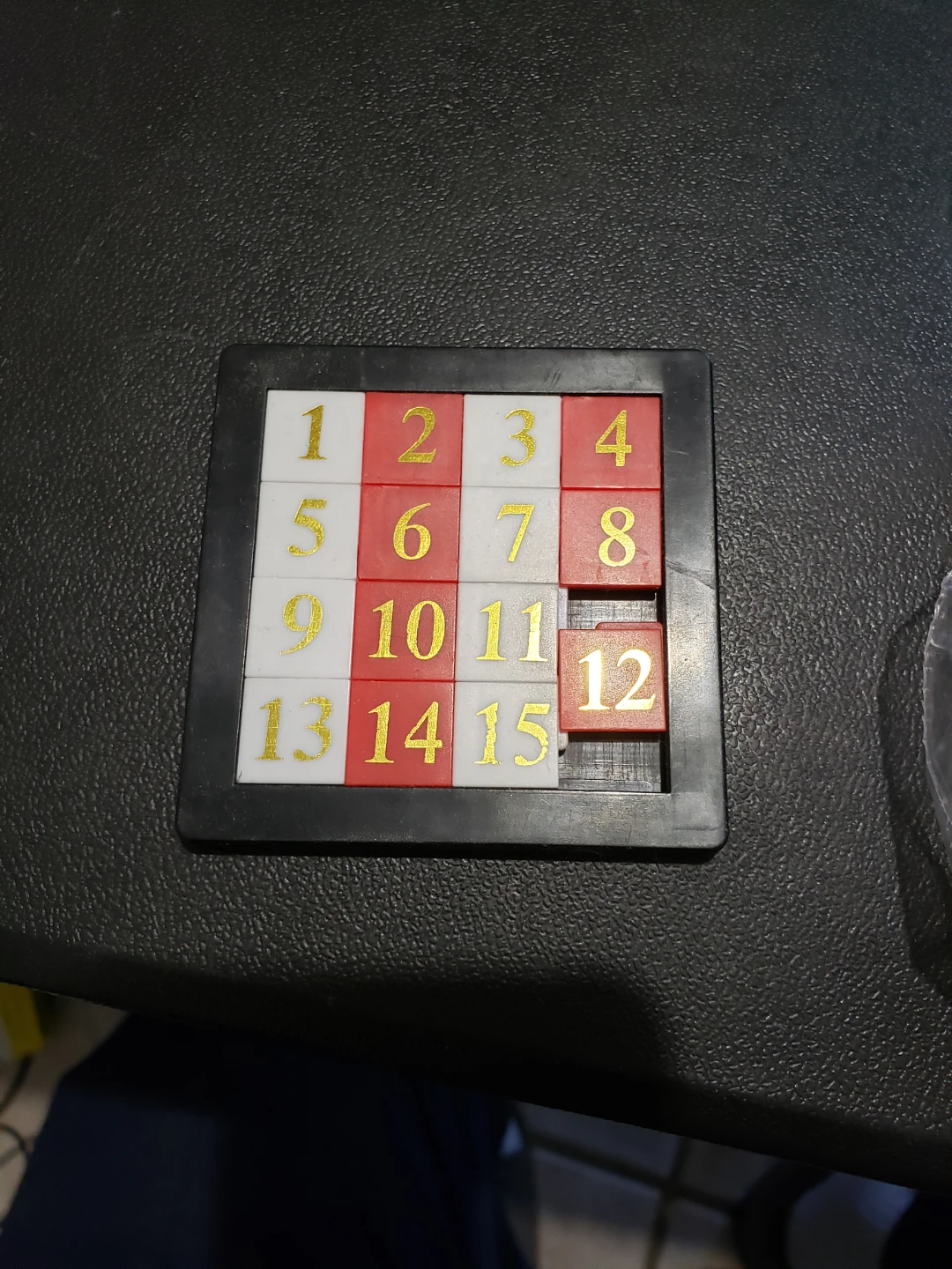15 Sliding Number Puzzle Game
