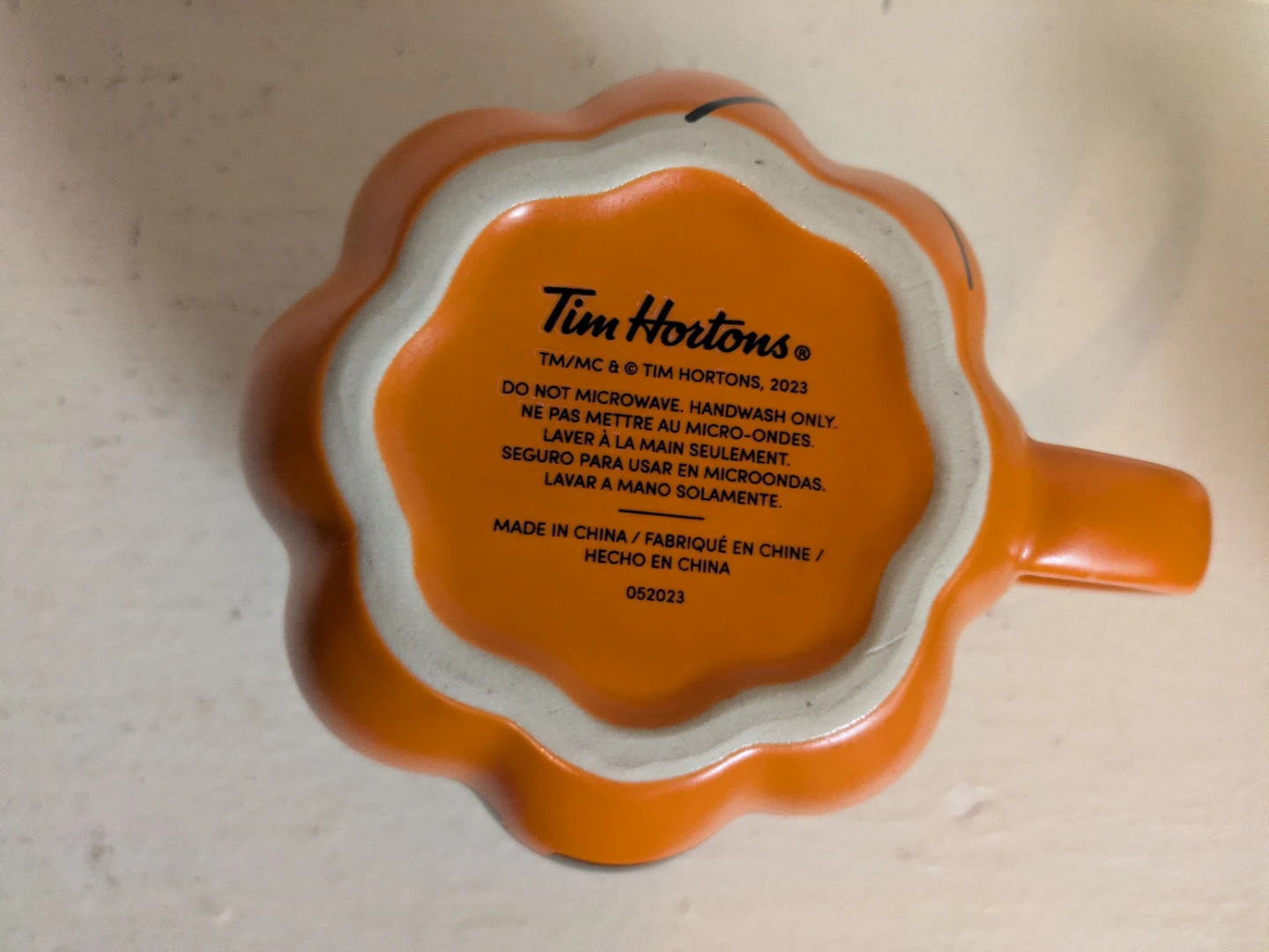 Rare Colour Changing Tim Hortons Pumpkin Mug - photo 4
