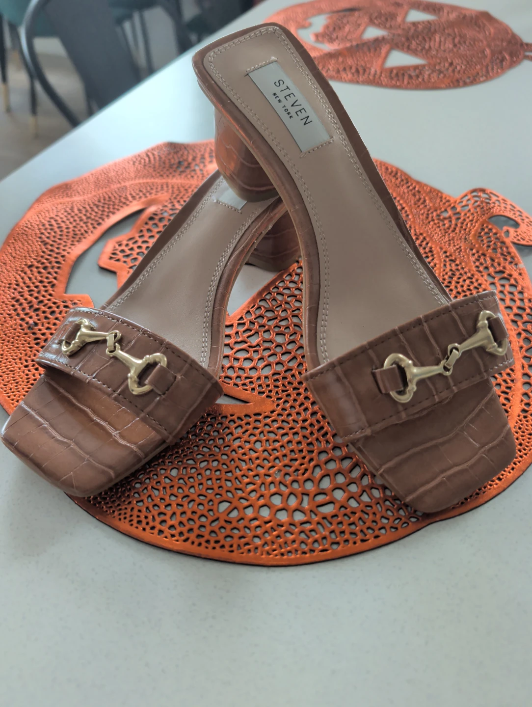 Steven New York Sandals Brown 8.5