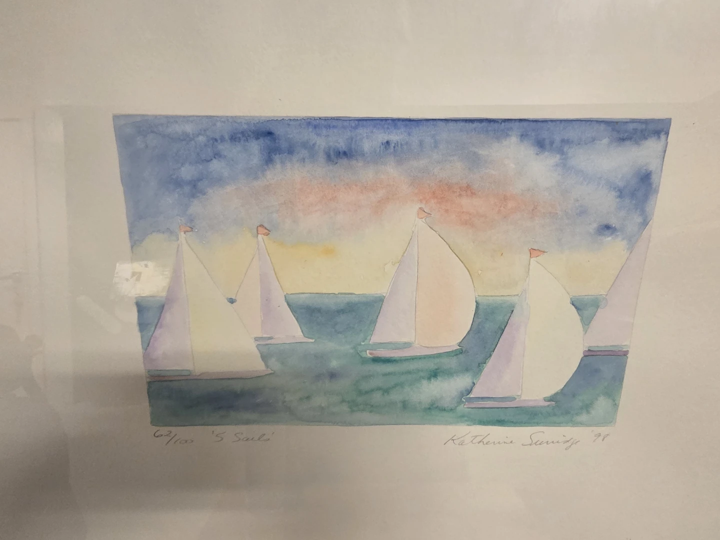 Katherine Suridge Framed Print - 5 Sails - photo 2