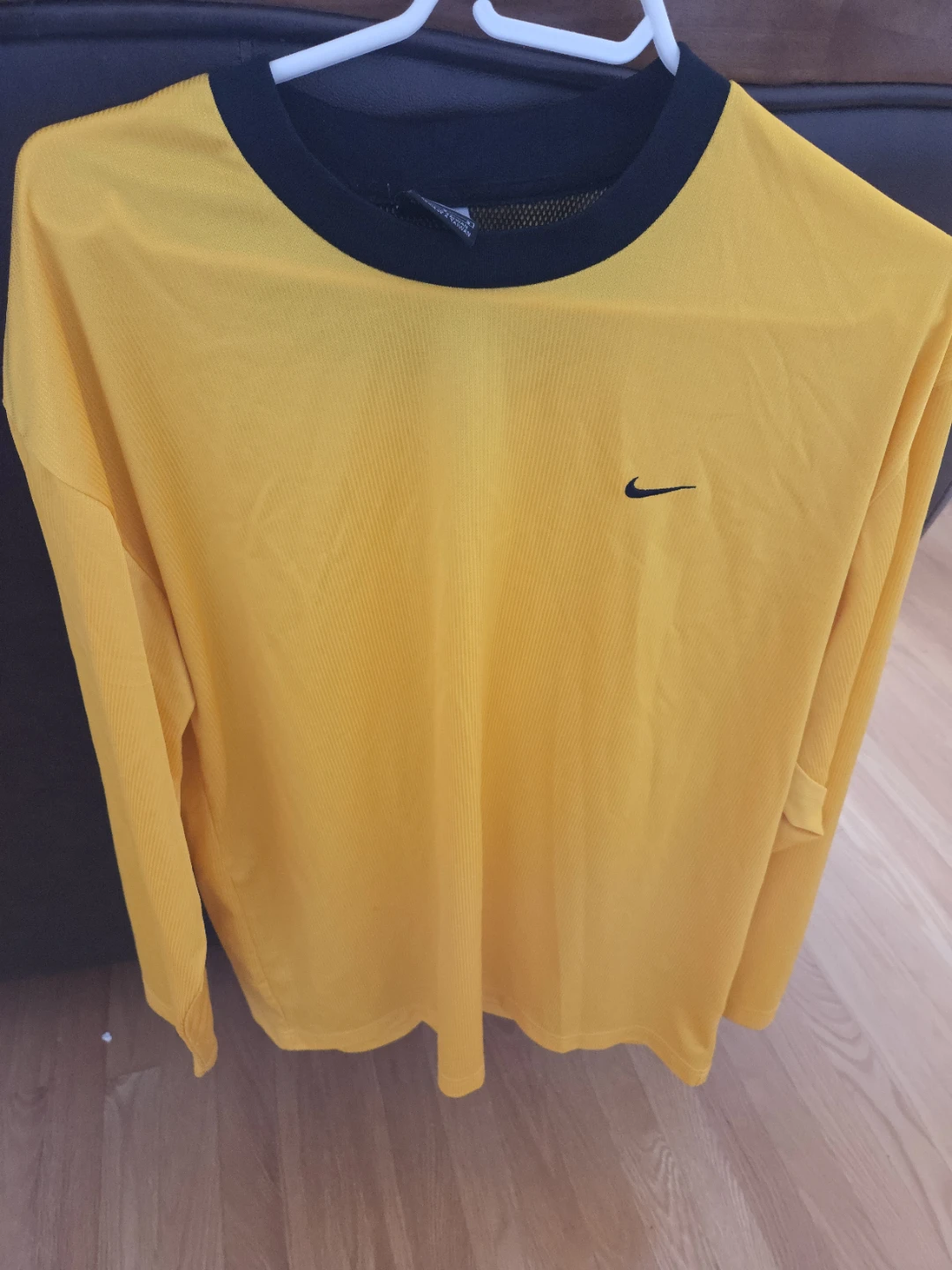 Nike Yellow Long Sleeve Shirt