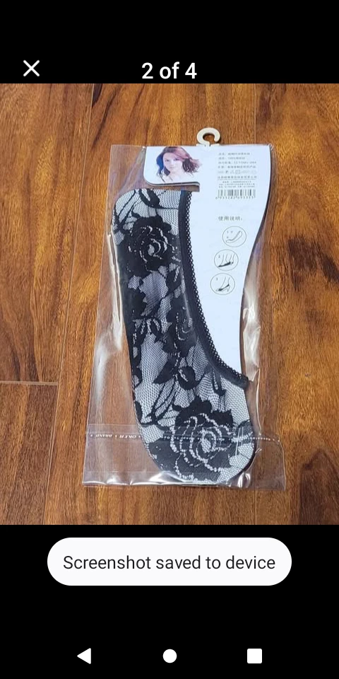 Jinglang Lace No-Show Socks - photo 2