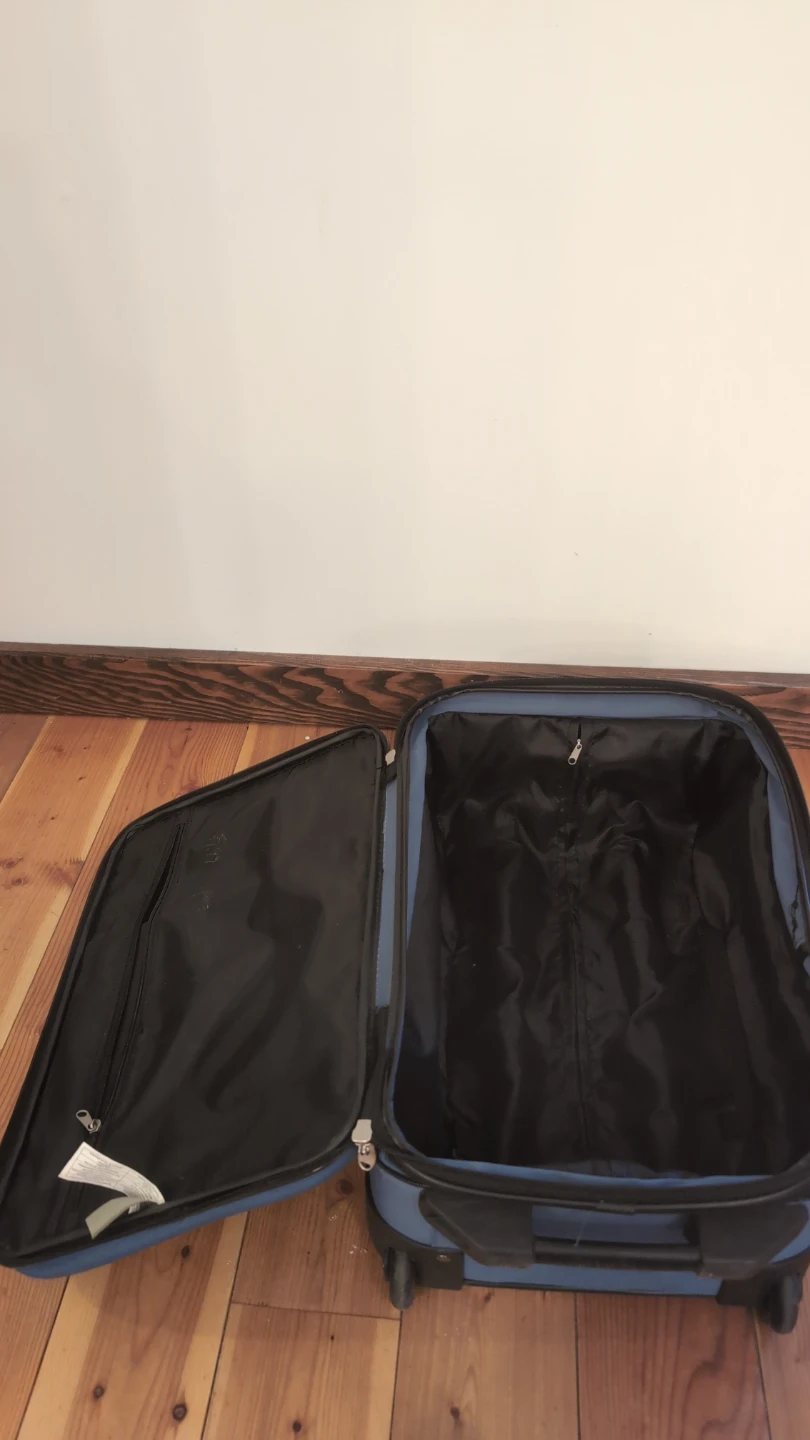 Blue Travel Carry-On Suitcase - photo 3