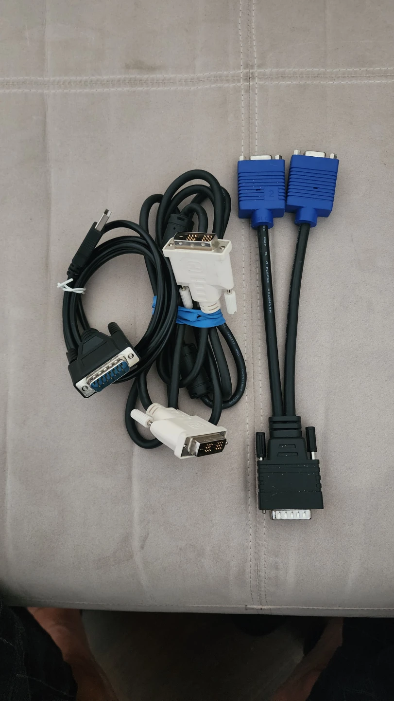 Assorted Computer Video Cables and Adapters