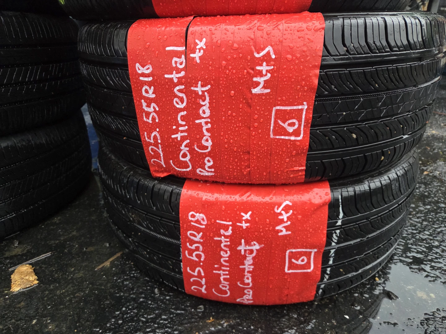 2 Continental ProContact TX Tires 225/55R18