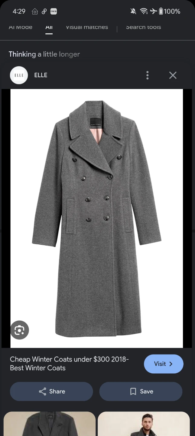 Banana Republic Grey Petite Wool Coat - photo 5