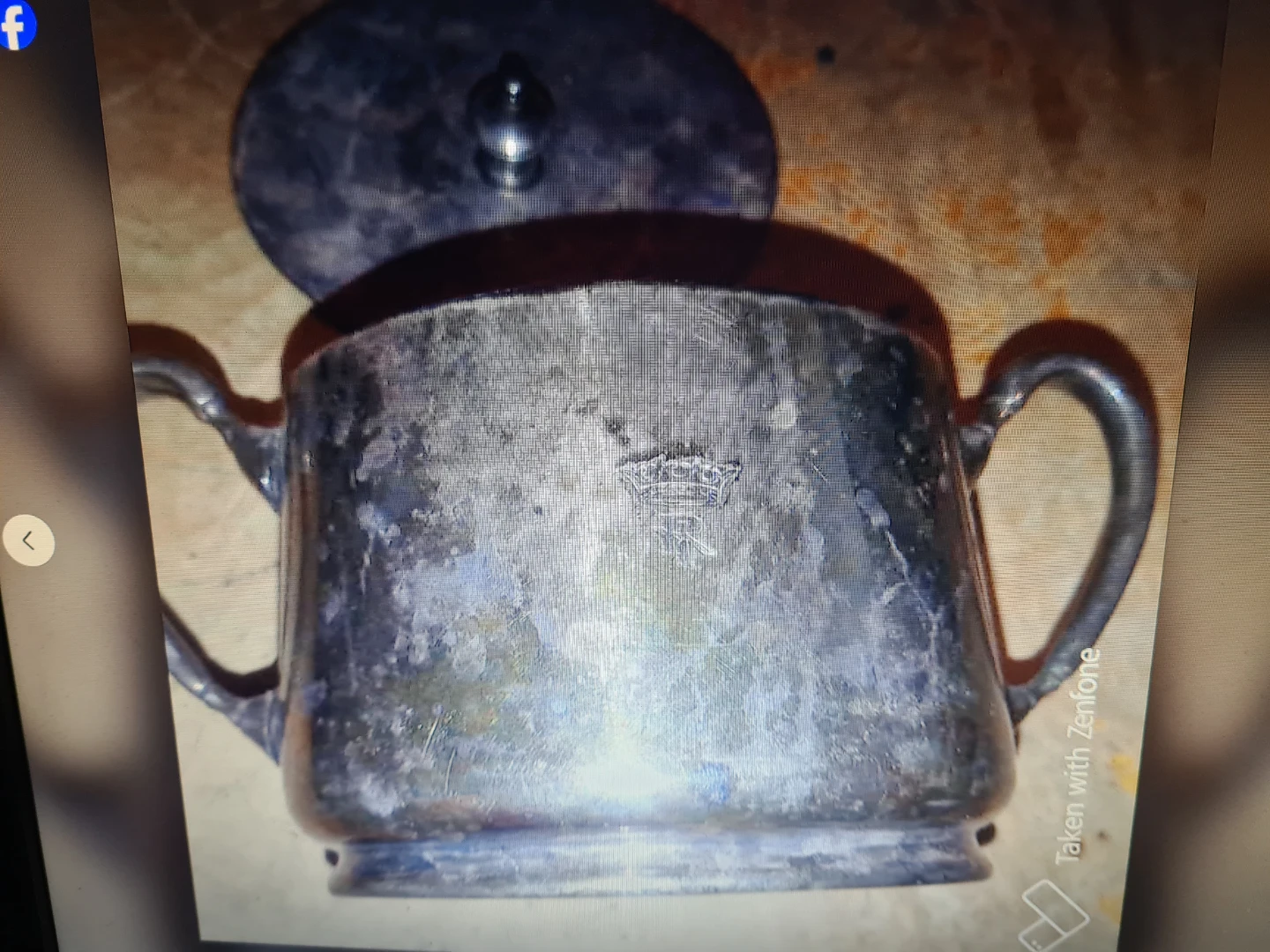 Vintage Silver Plated Sugar Bowl
