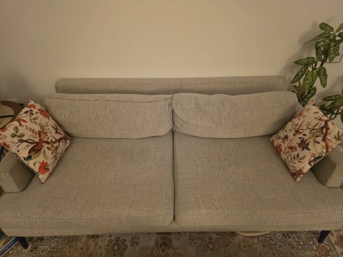 Light Gray Fabric Sofa