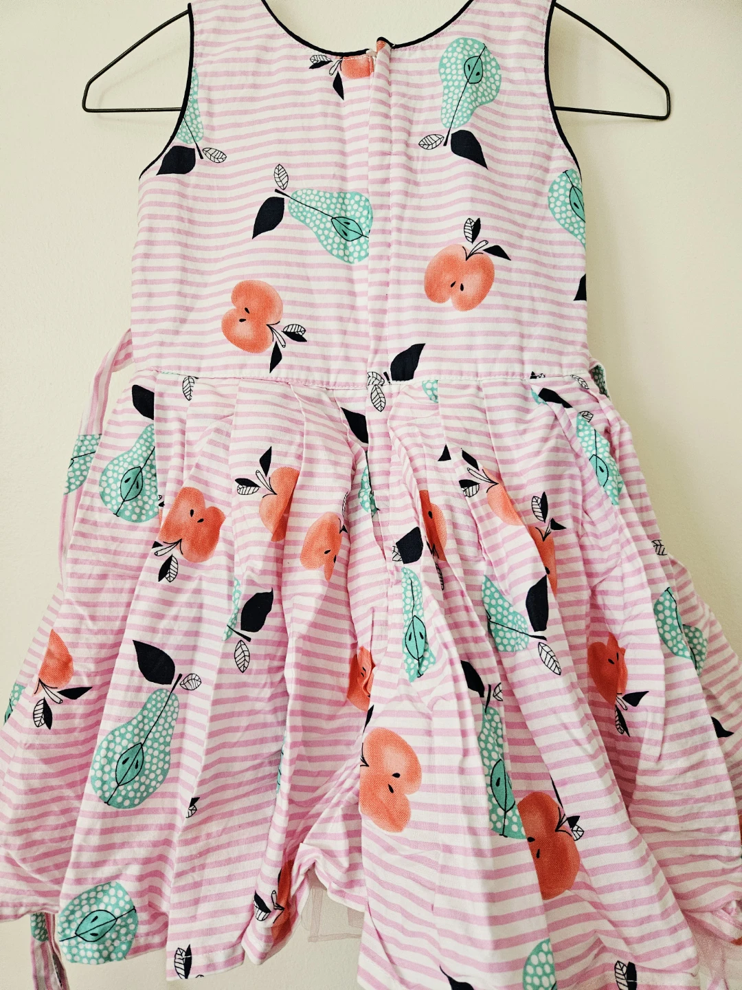 Girls Striped Fruit Print Dress - photo 2