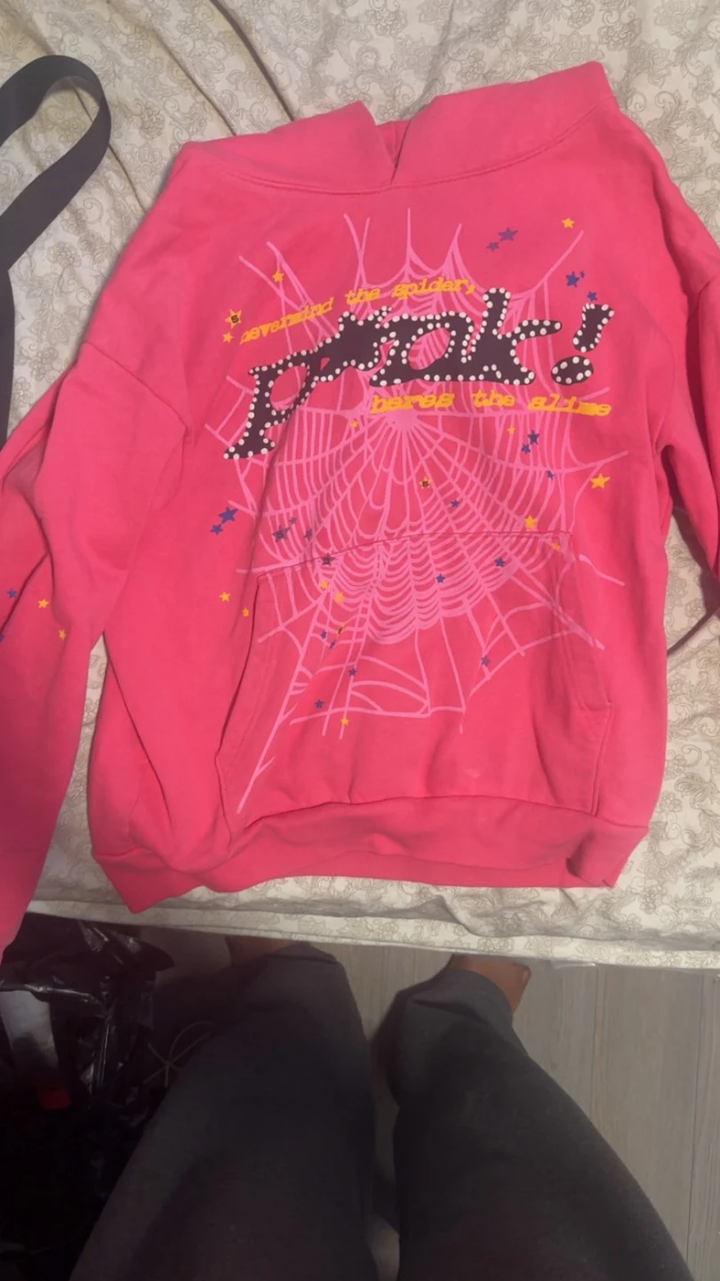 Pink Sp5der Hoodie