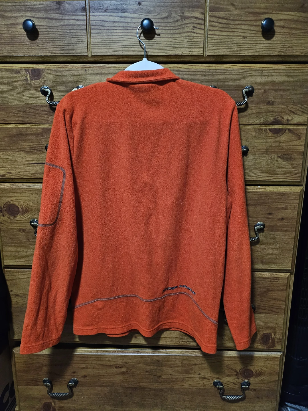 Ideal for Fall Orange Fleece Quarter-Zip Pullover - Under Armour - photo 5