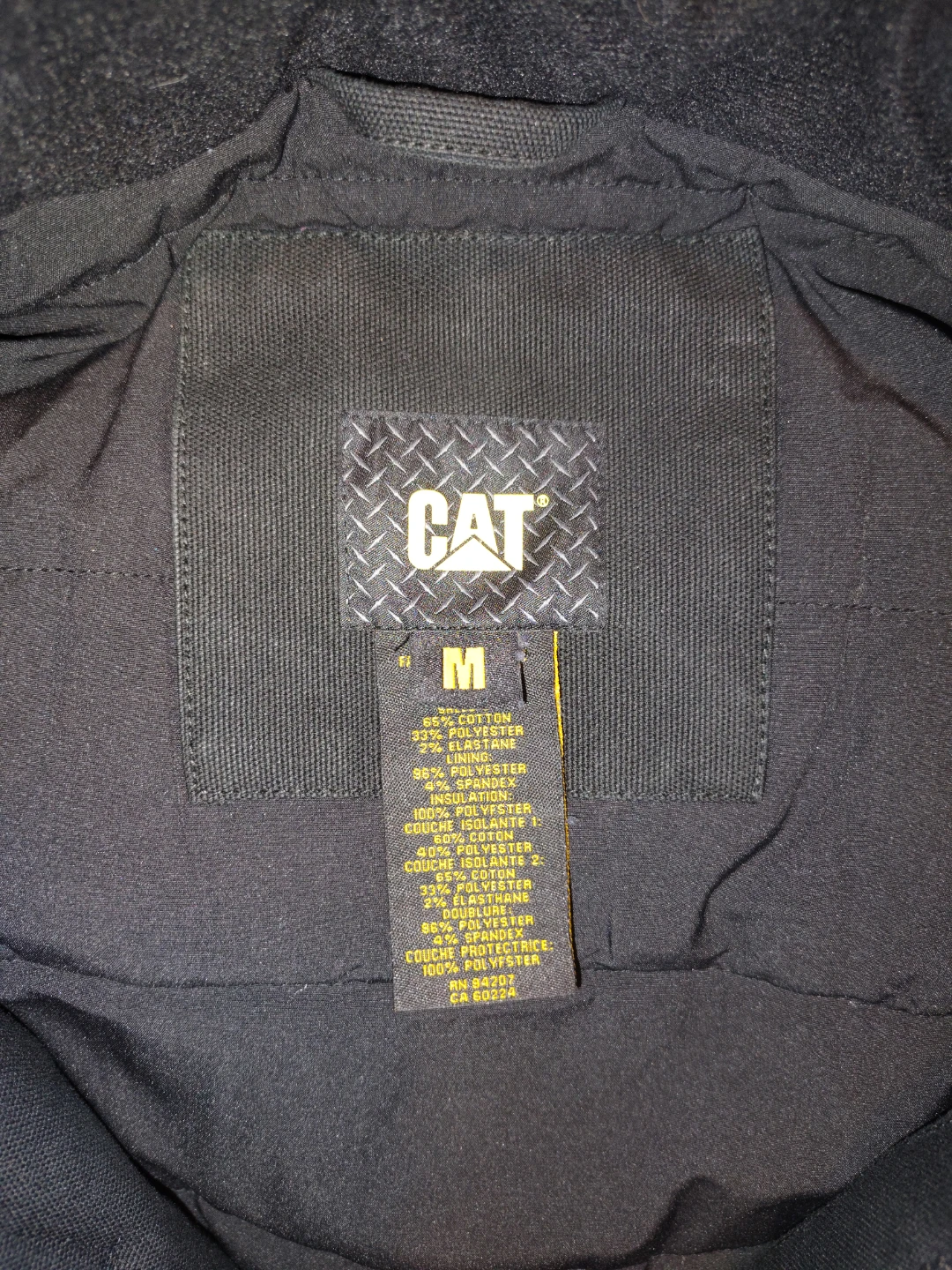 Caterpillar Woman's Winter Jacket Black Size M - photo 2