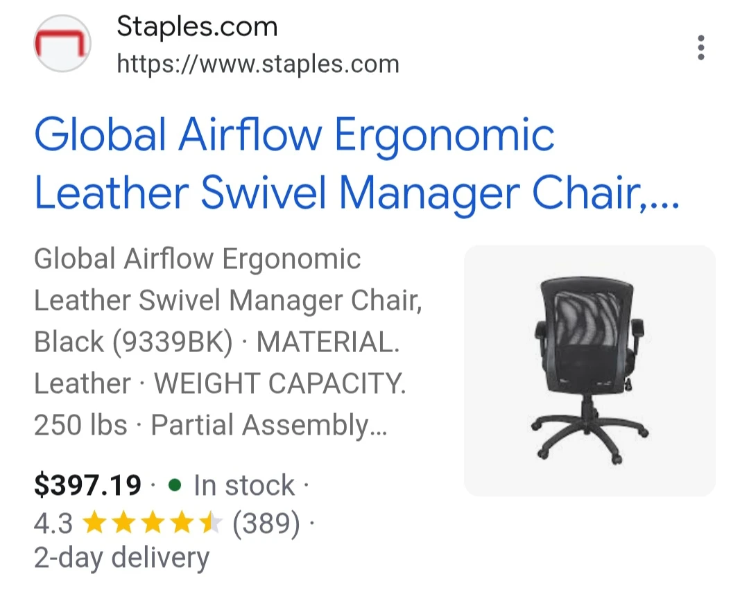 Leather office chair - photo 2