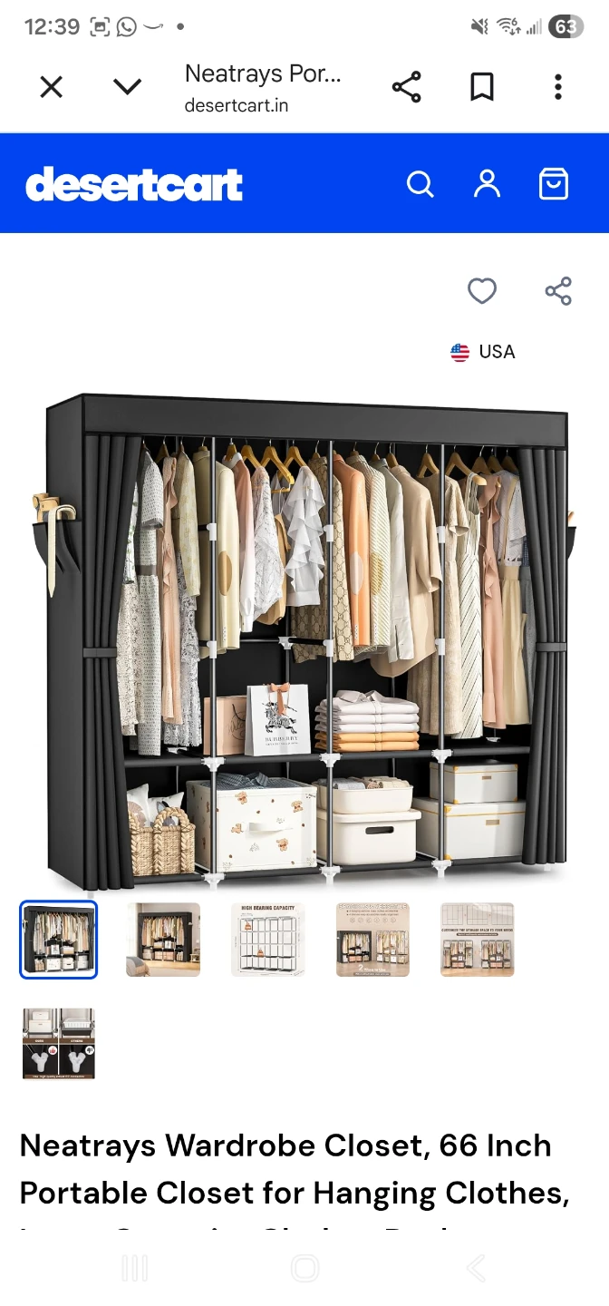 Neatrays Portable Wardrobe Closet - photo 3