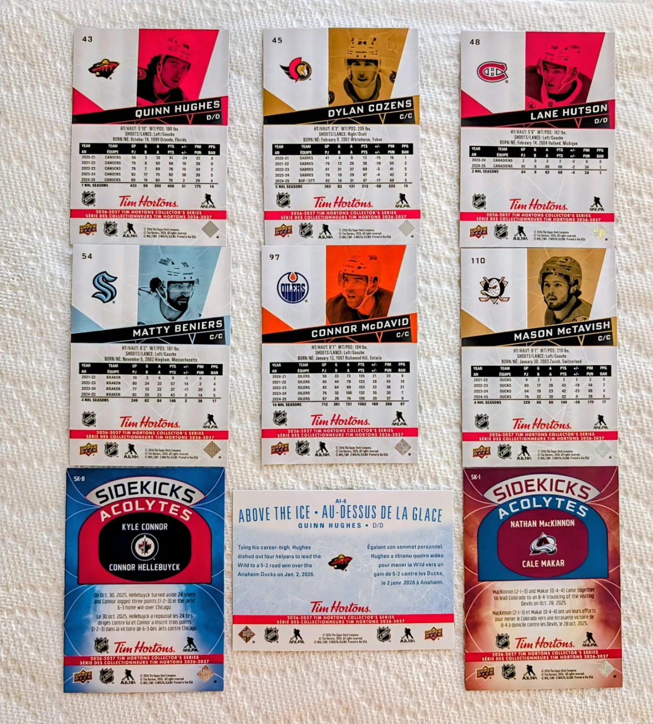 2026-2027 Tim Hortons Upper Deck Hockey Card Collection - photo 2