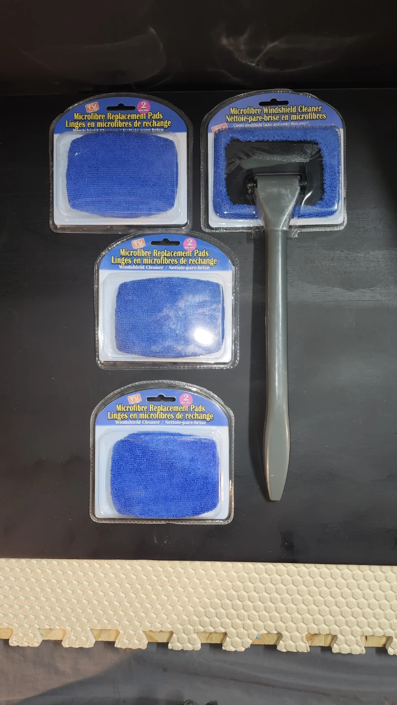 As Seen on TV Windshield Cleaner with 6 Replacement Pads