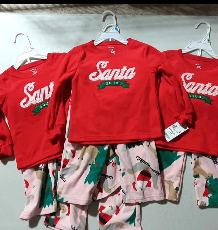 Carter's Santa Squad Toddler Pajama Set