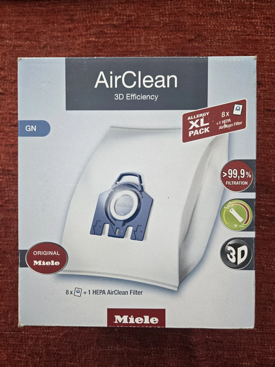 Miele AirClean GN Allergy XL Vacuum Bags (8)