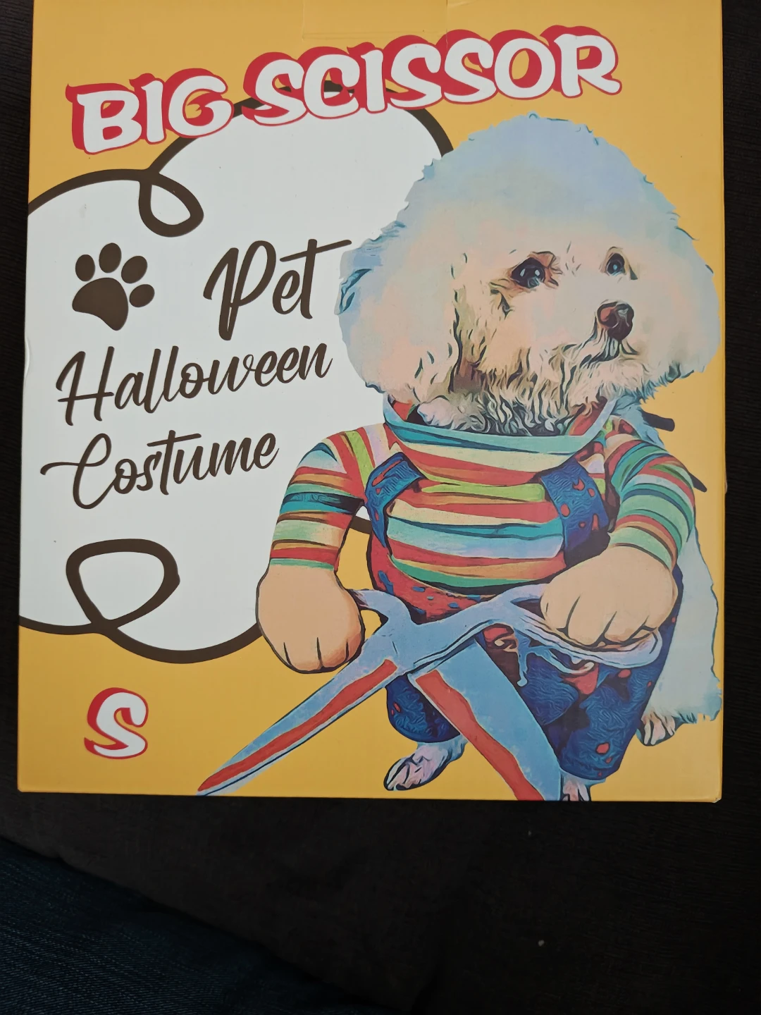 Big Scissor Pet Halloween Costume - Small