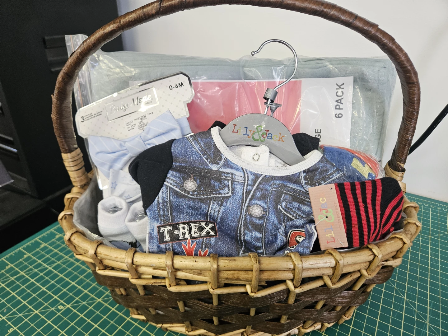 Baby Boy Clothing and Accessories Gift Basket - photo 3