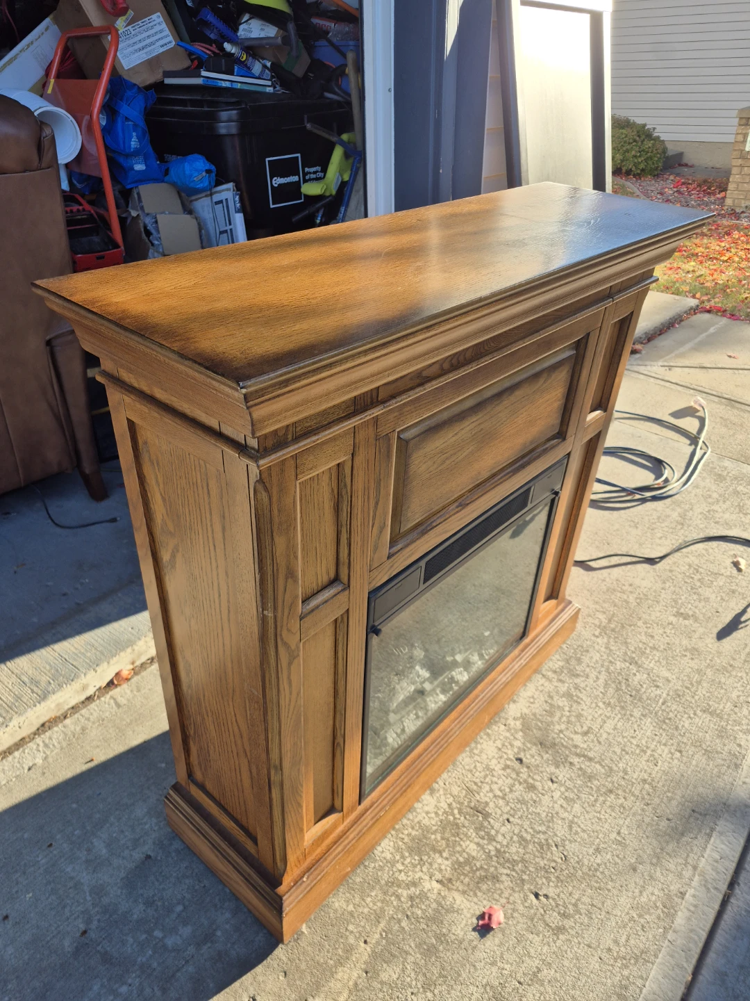 Electric Fireplace Mantel - photo 5