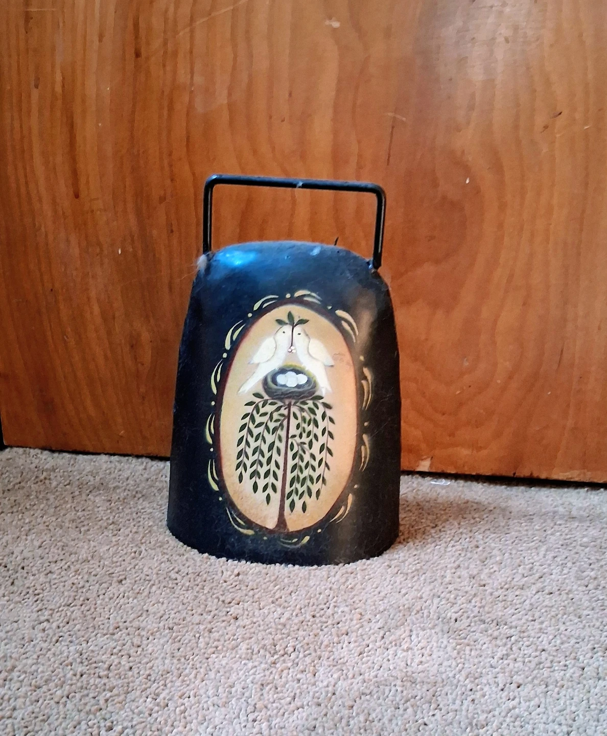 Hand painted cowbell