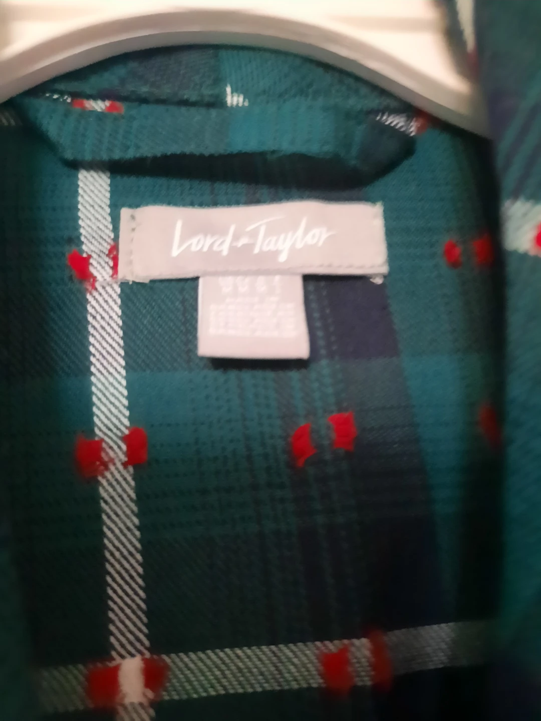 New Lord + Taylor Plaid Robe - photo 3