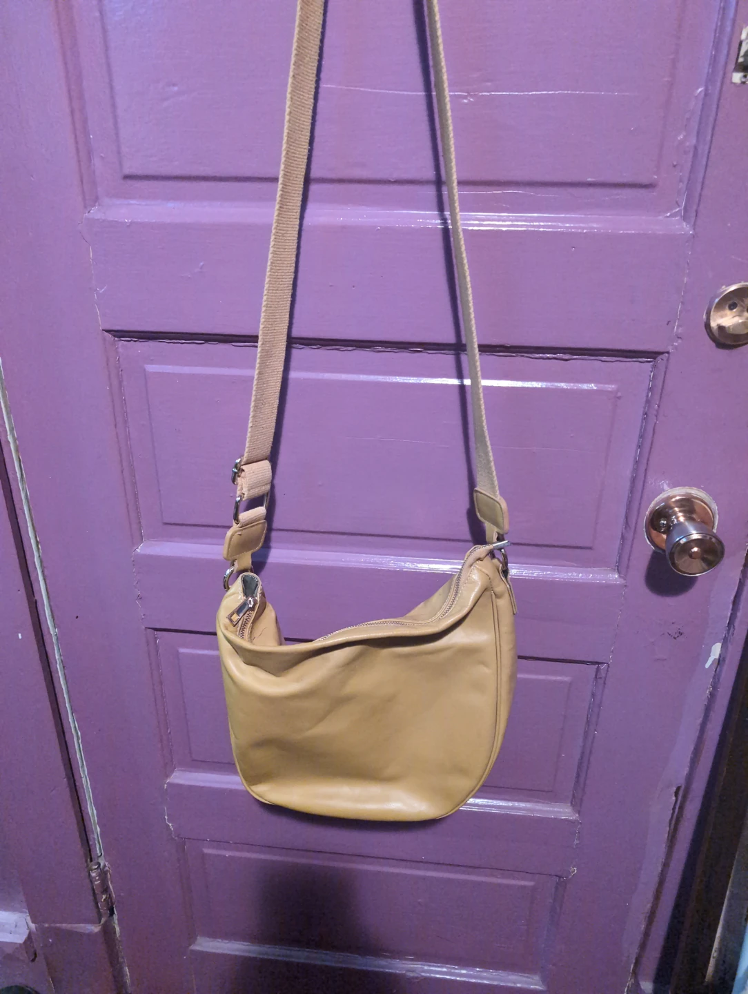 Simons Genuine Leather Crossbody Bag